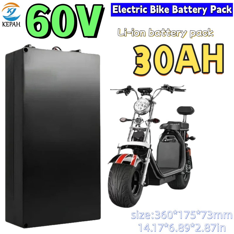 60V 50Ah Electric Scooter Battery - Untuk Baterai Harley 60V 20Ah/30Ah/40Ah/50Ah 18650