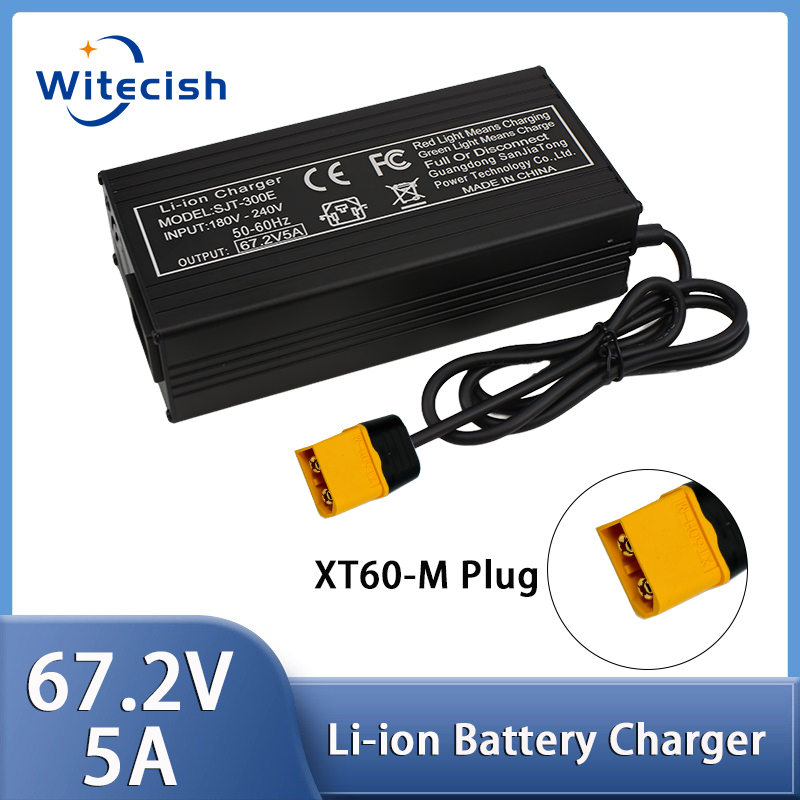 Pengisi Daya Cepat 60V 67,2V/5 - 84V 20A Smart Charger ulasan dan harga